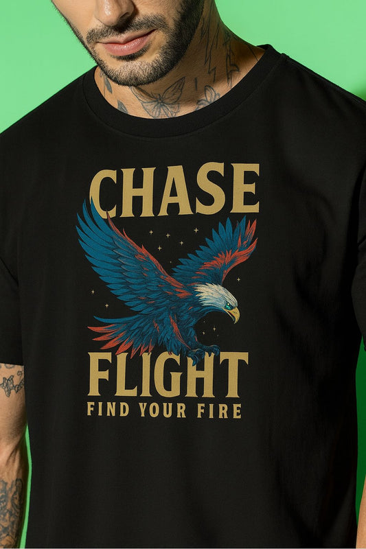 Skybound Spirit Oversized Eagle Tee | Streetwear Essential | Unisex | 100% Cotton