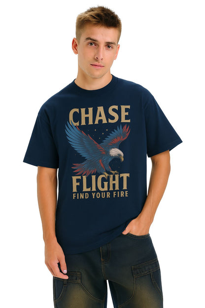 Skybound Spirit Oversized Eagle Tee | Streetwear Essential | Unisex | 100% Cotton