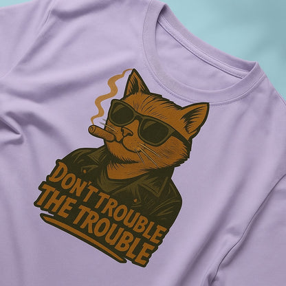 Unleavables Unisex Rogue Cat Oversized T-shirt | 100% Cotton | Graphic T-shirt for Cat Lovers | Baggy T-shirt for Men and Women