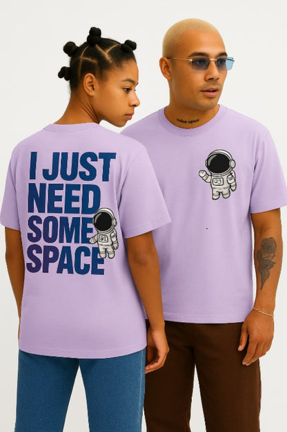 Unleavables Unisex Graphic T-Shirt| Astronaut Graphic| Cool Galaxy Print| Streetwear| 100% Cotton Casual Wear for Men & Women