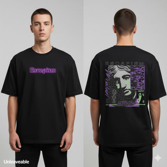 Unleaveables Escapism Oversized Tee – Streetwear Confidence for Every Vibe