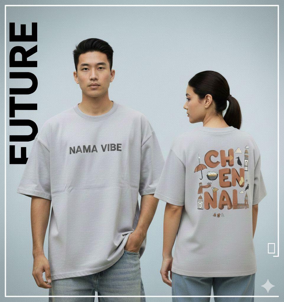NAMA VIBE Premium Oversized T- shirt