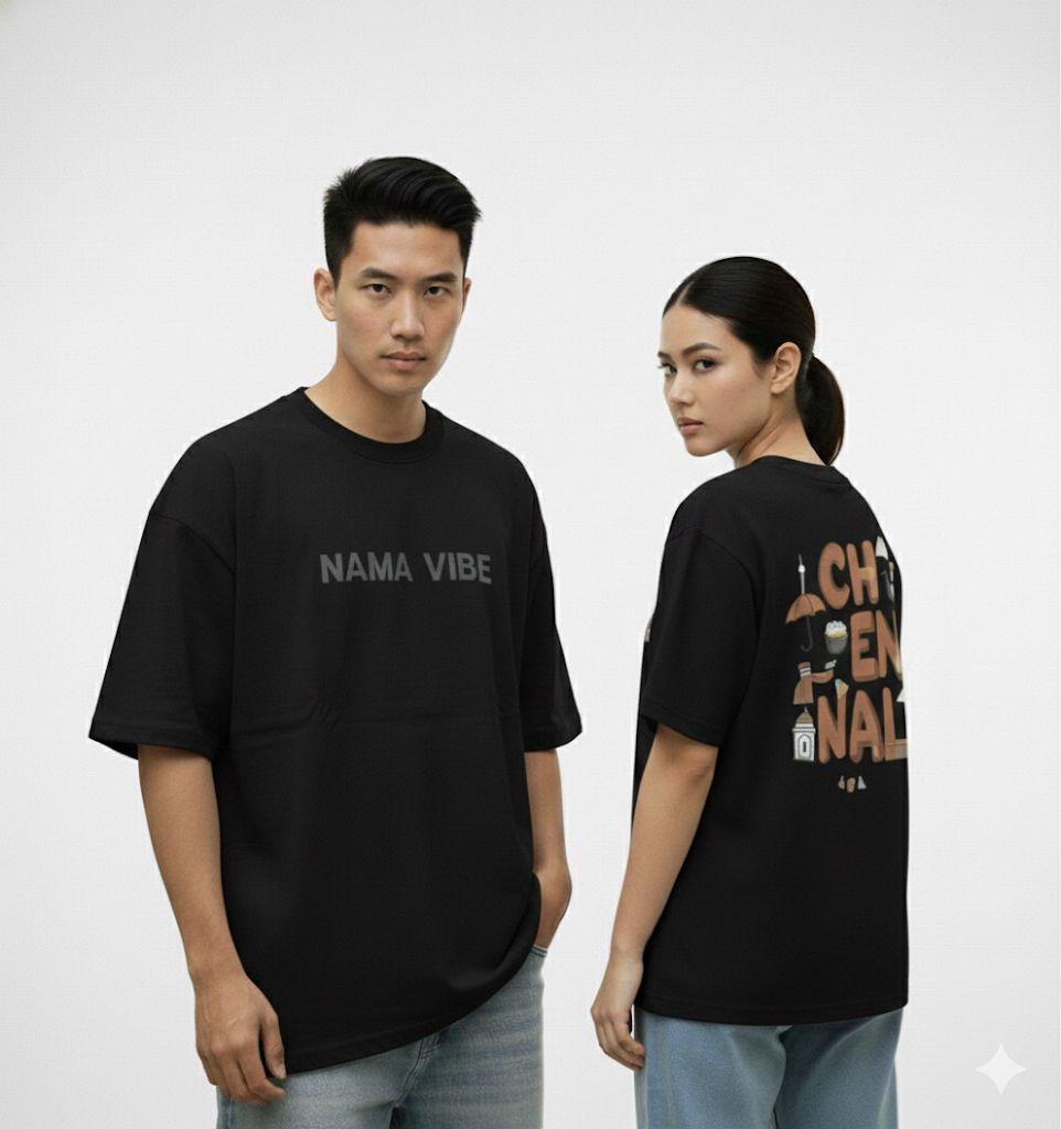 Nama Vibe Premium Oversized T- shirts | 100% cotton