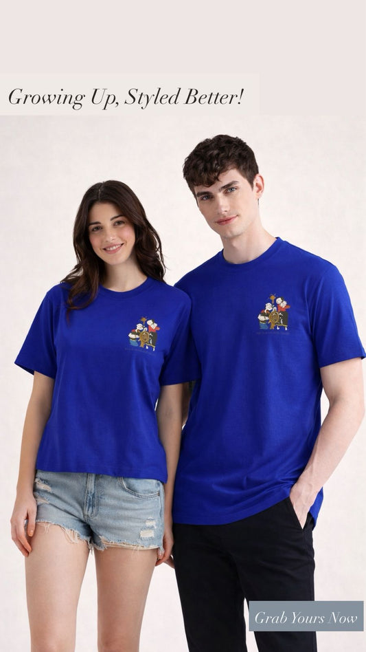 The Popeye T-shirt | Fashion Graphic Tee | Casual Everyday Wear | Cotton Fabric