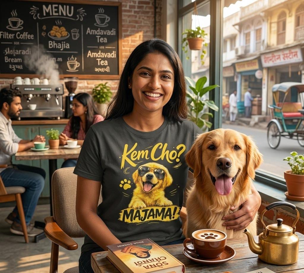 Unleavables Kemcho Majama Unisex T-Shirt – Premium 100% Cotton Tee for Dog Lovers