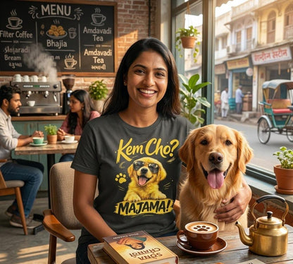 Unleavables Kemcho Majama Unisex T-Shirt – Premium 100% Cotton Tee for Dog Lovers