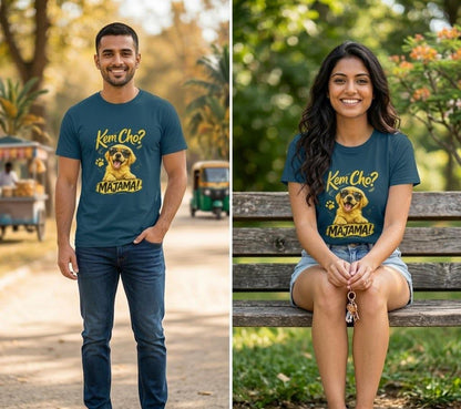 Unleavables Kemcho Majama Unisex T-Shirt – Premium 100% Cotton Tee for Dog Lovers