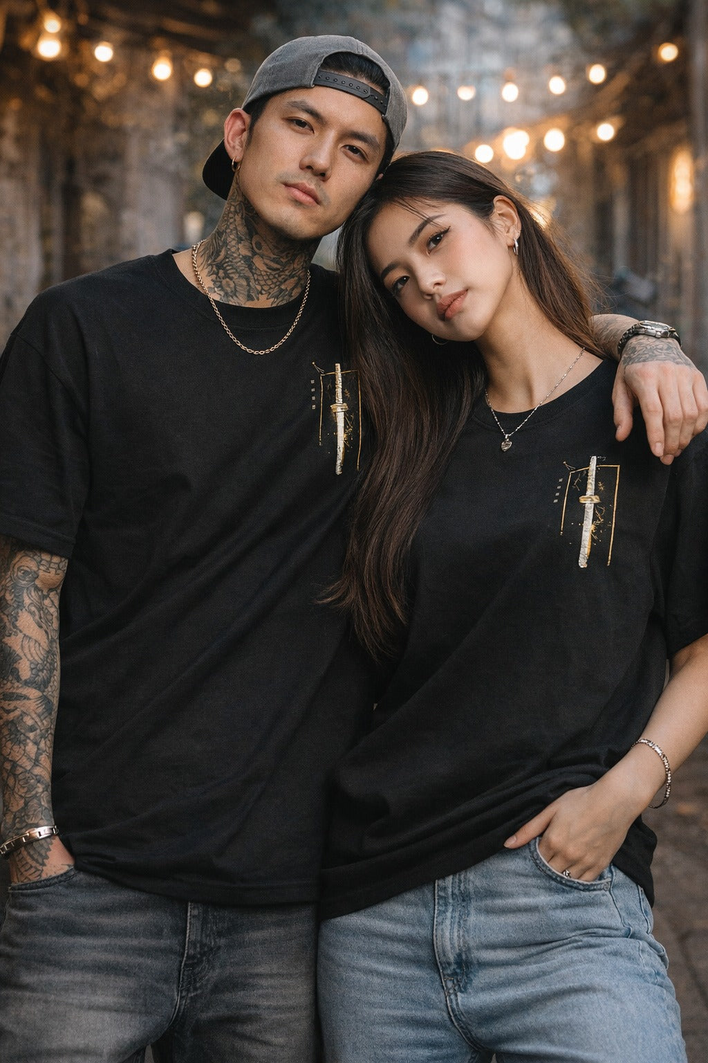 Demon Slayer Zenitsu Agatsuma Graphic T-Shirt | Premium Oversized Streetwear Anime T-Shirt | Front & Back Print