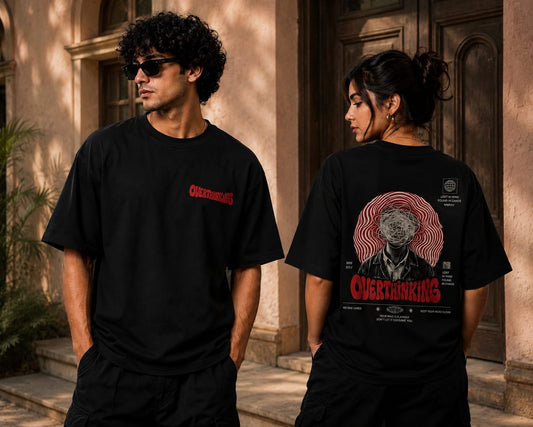 Oversized Graphic Overthinker T-shirt