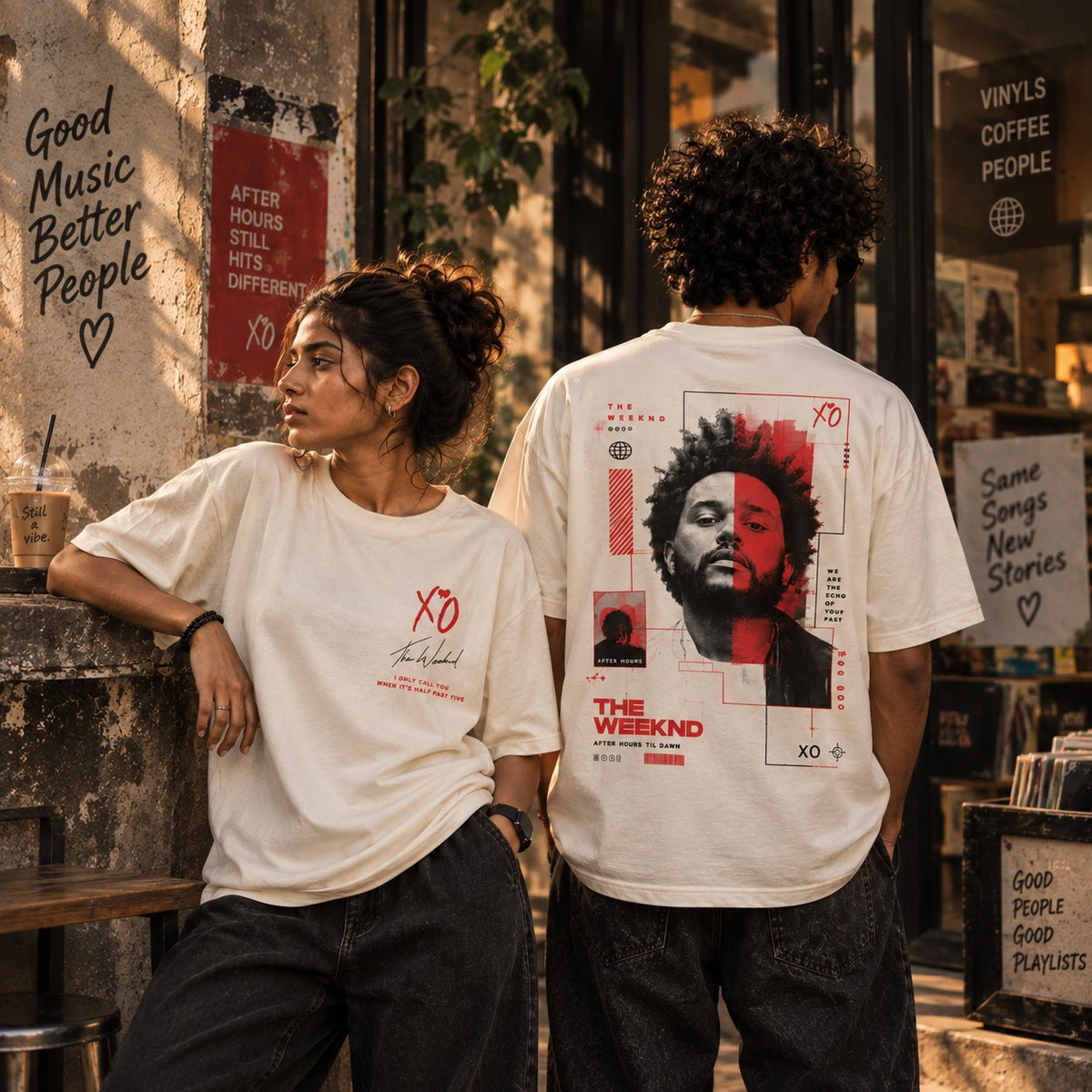 The Weeknd XO Graphic Oversized T-Shirt