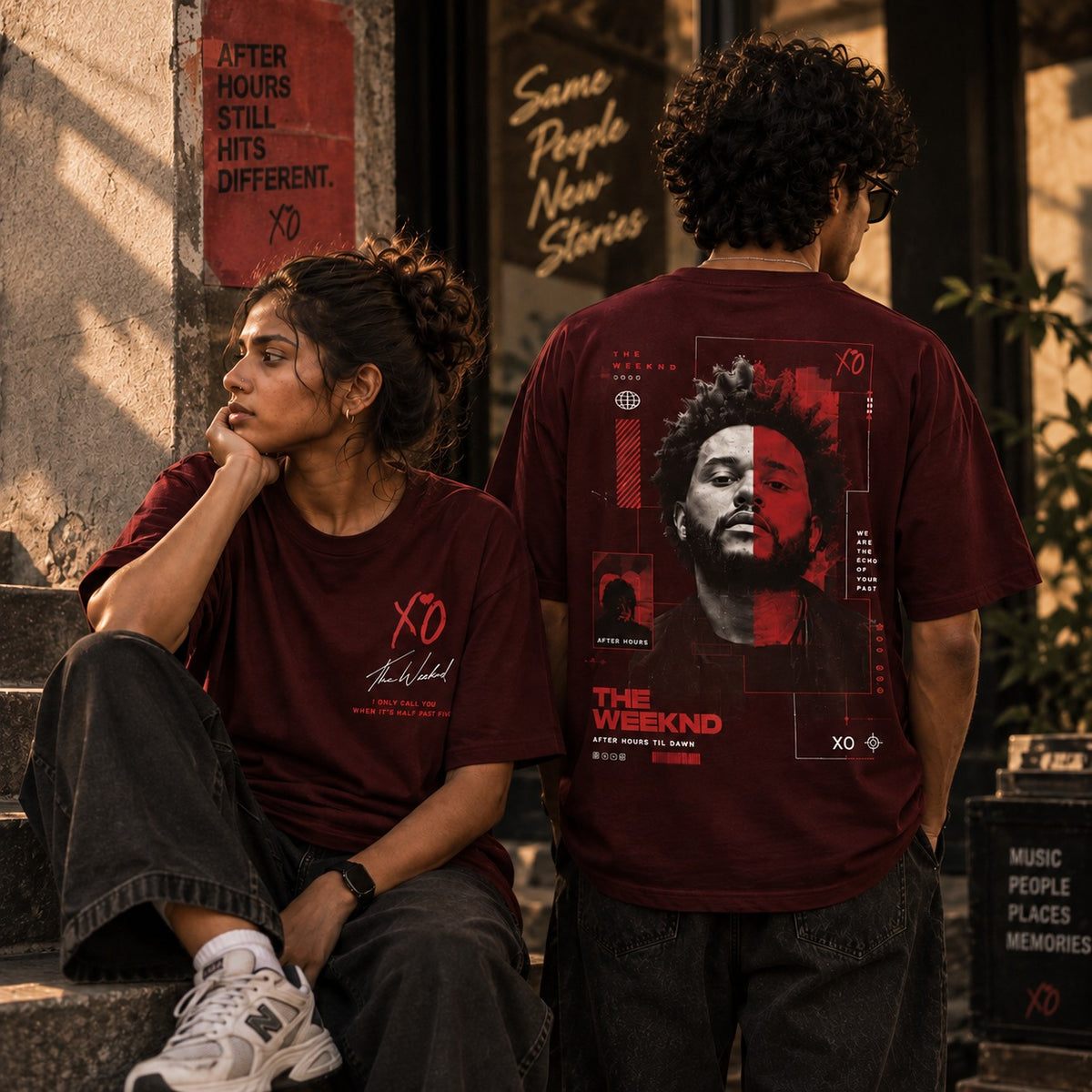 The Weeknd XO Graphic Oversized T-Shirt