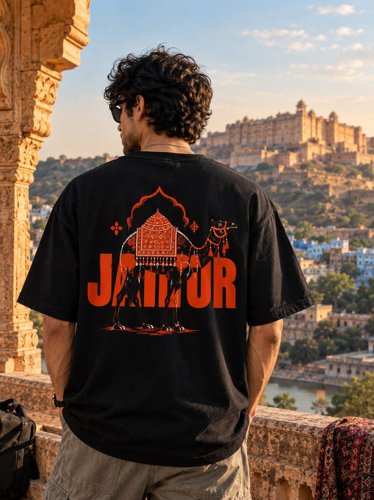 Jaipur Camel Heritage | Unisex Oversized Graphic T-Shirt