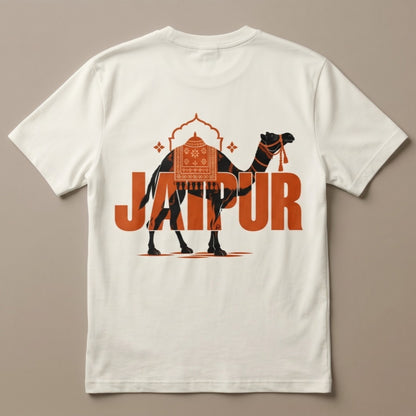 Jaipur Camel Heritage | Unisex Oversized Graphic T-Shirt
