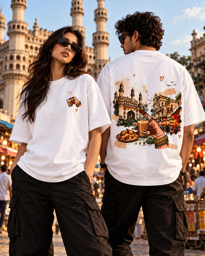 Oversized T-shirt | Chai Lover | 100% cotton | Aesthetic Trendy T-shirt