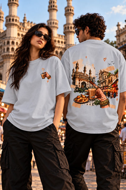Oversized T-shirt | Chai Lover | 100% cotton | Aesthetic Trendy T-shirt