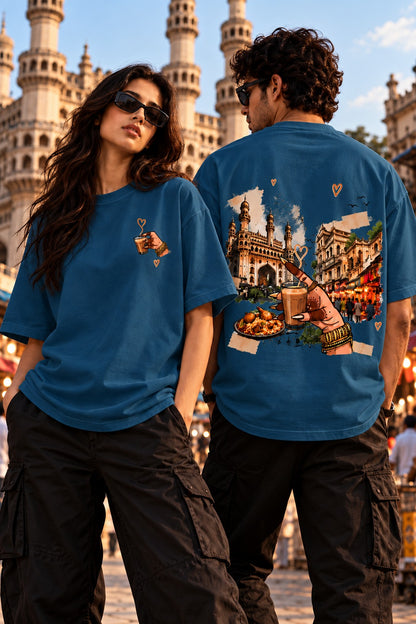 Oversized T-shirt | Chai Lover | 100% cotton | Aesthetic Trendy T-shirt