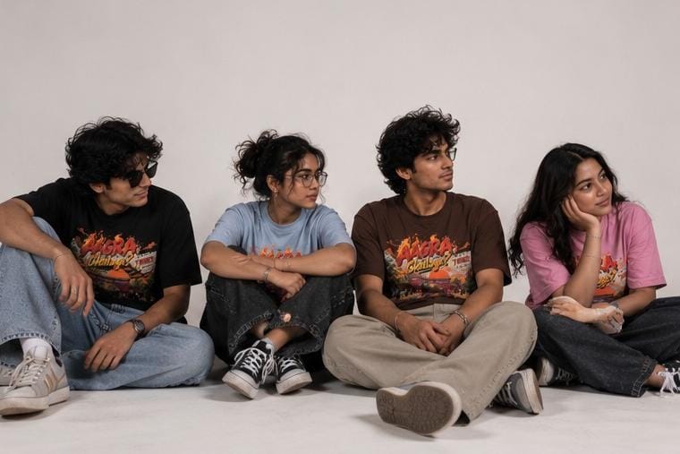 Agra Chaloge? Oversized Graphic T-Shirt – Quirky Indian Streetwear