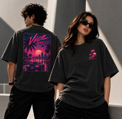 Oversized Gta Vc T-Shirt | Unisex Streetwear
