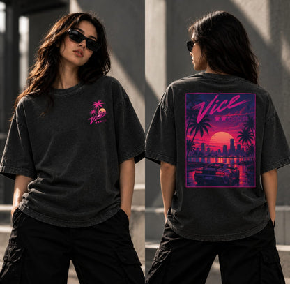 Oversized Gta Vc T-Shirt | Unisex Streetwear