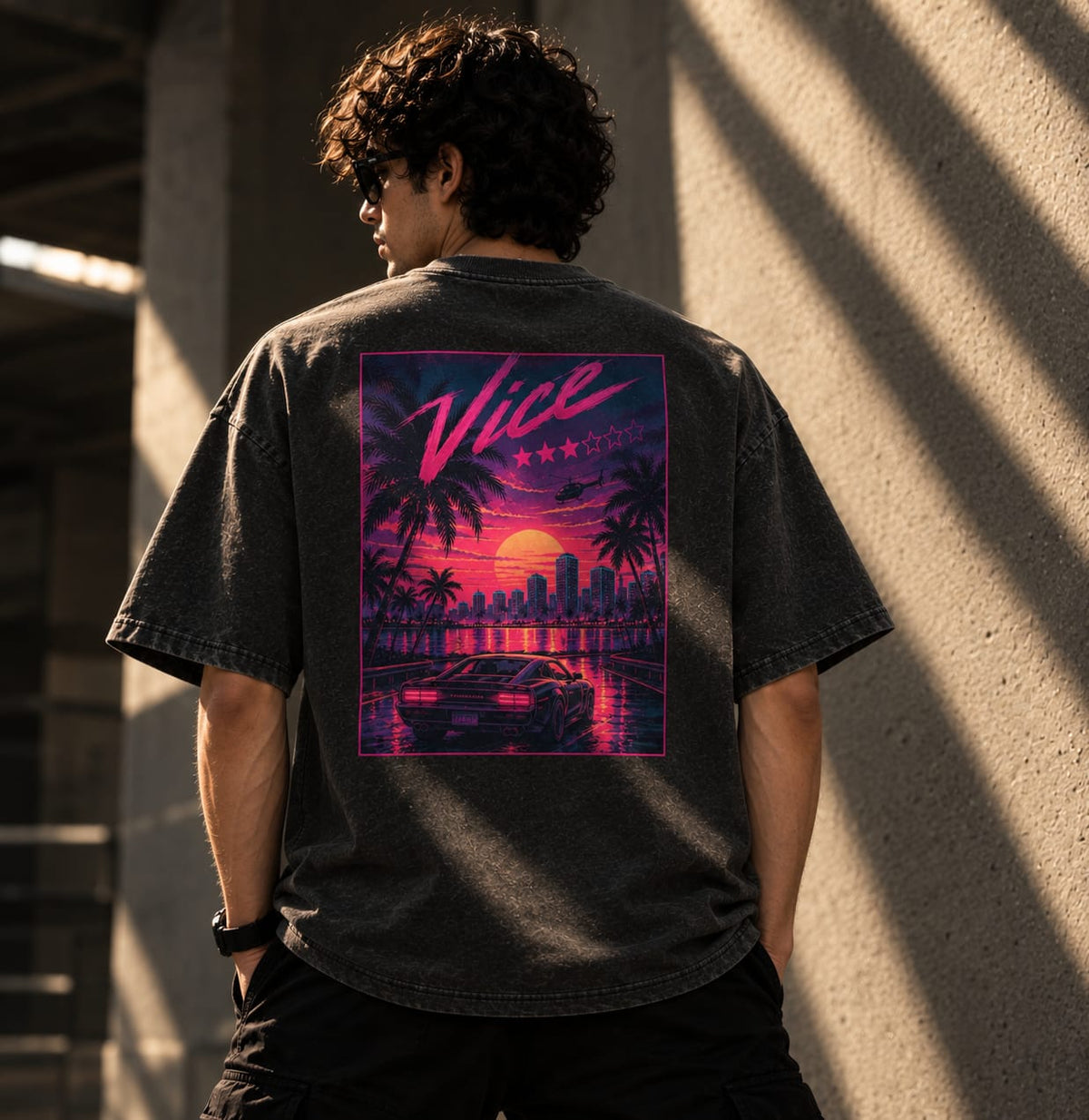 Oversized Gta Vc T-Shirt | Unisex Streetwear
