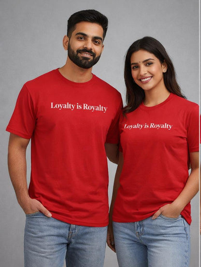 Loyalty Is Royalty — RCB Fan Tee