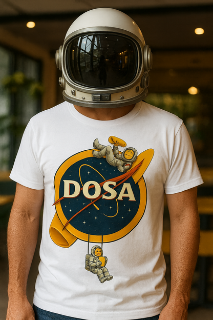 Unleavables NASA-Dosa T-Shirt | Unisex Graphic Tee | 100% Cotton Streetwear