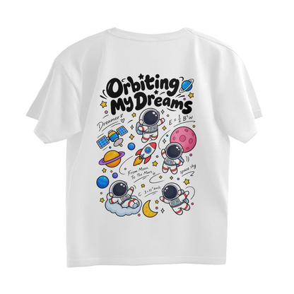 Space Theme T-Shirt , Unisex, Breathable Cotton Material