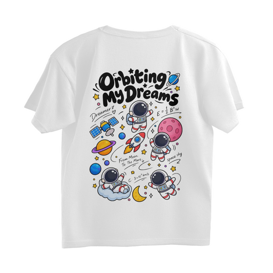 Space Theme T-Shirt , Unisex, Breathable Cotton Material