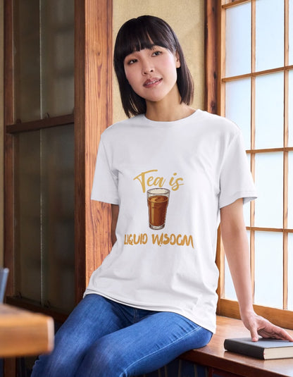 Unleavables Tea lovers Women's T-shirt | 100% Cotton Women's T- Shirt | Comfortable T-shirts with Breathable fabric