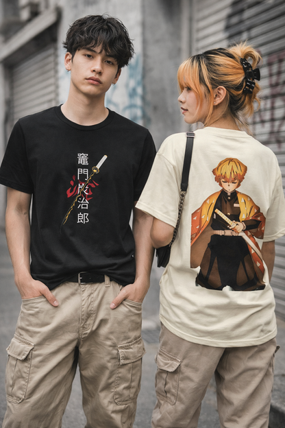 Zenitsu Anime T-Shirt | Anime Fan Tee | Soft Cotton |  (for Adults & Teens) |