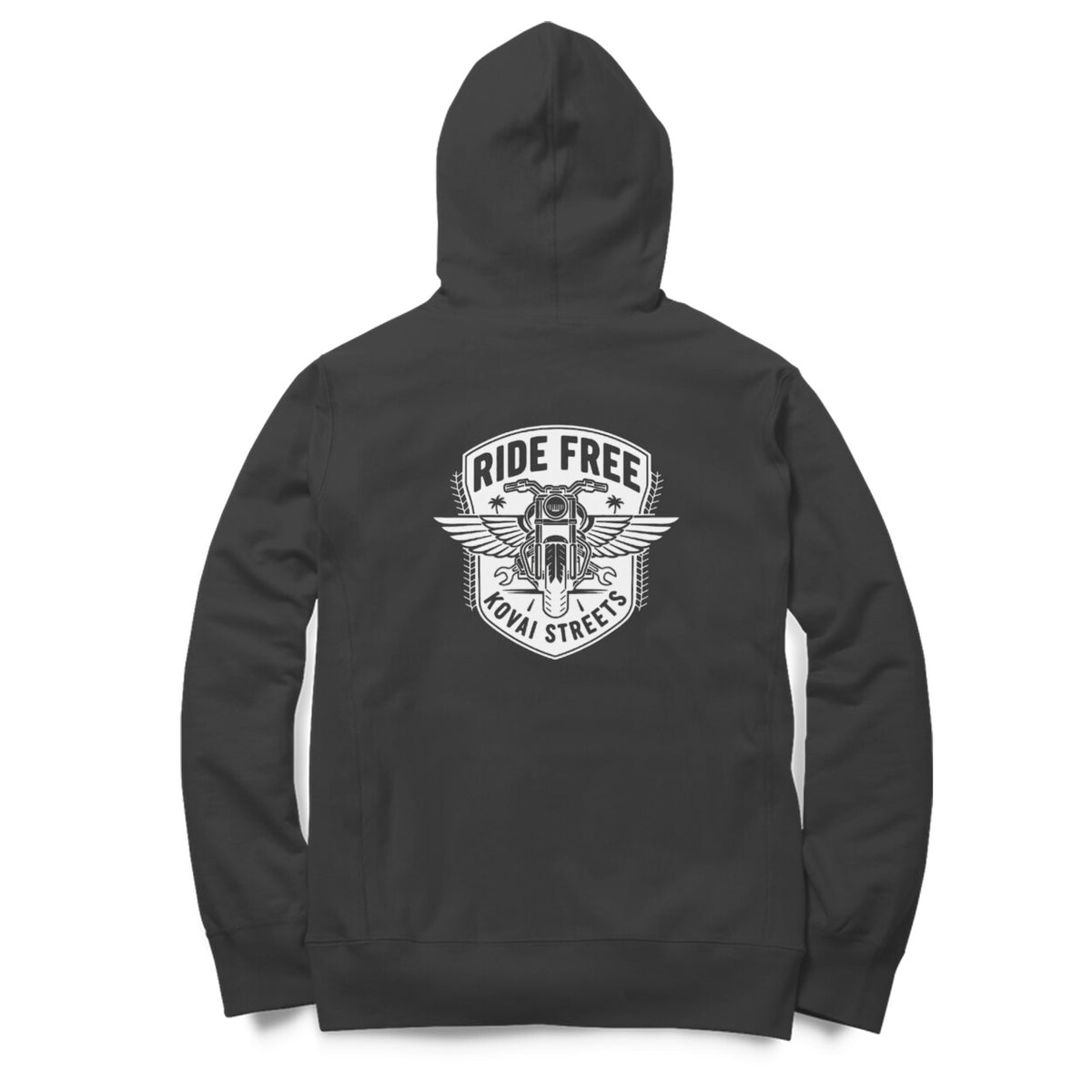 Kovai Riders Motorcycle Black Hoodie | Ride Free Streetwear for Bikers ...