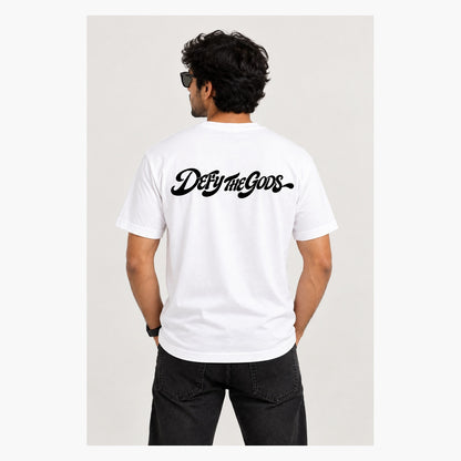 Unleavables Oversized Men's T-shirt, Odyssey - Defy The Gods 100% cotton T-shirt