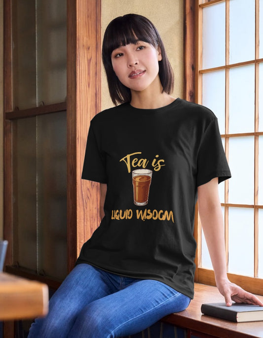 Unleavables Tea lovers Women's T-shirt | 100% Cotton Women's T- Shirt | Comfortable T-shirts with Breathable fabric