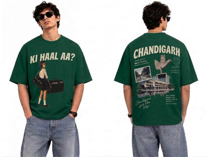Chandigarh Streetwear Graphic Oversized T-Shirt