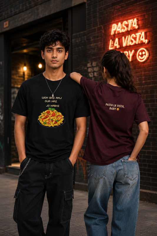 Unleavables T-shirt with Pasta Graphic