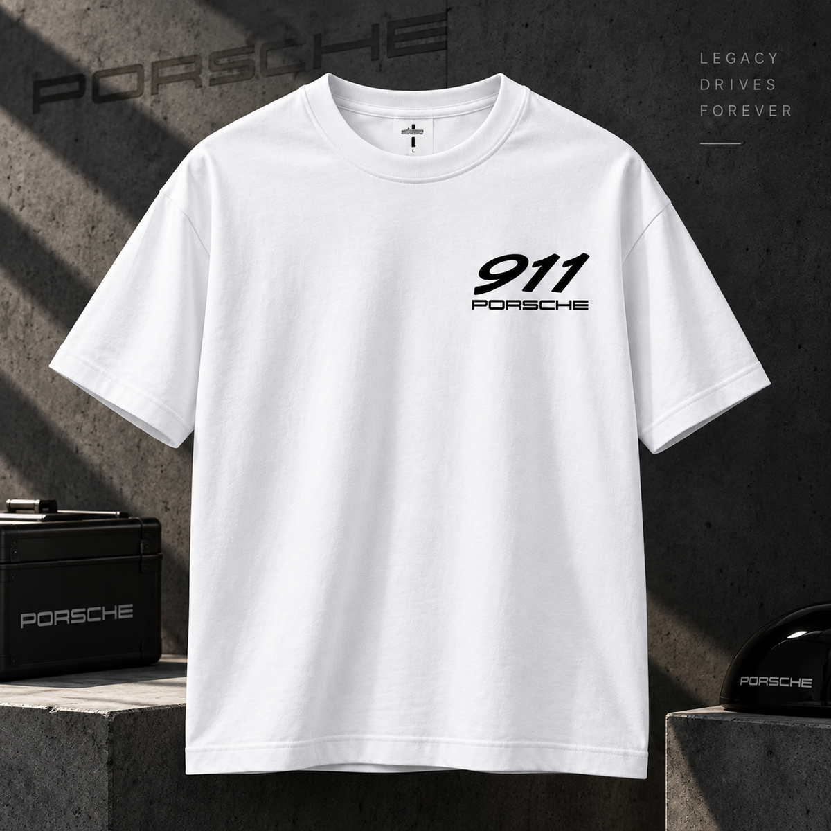 Porsche 911 GT3 Graphic Tee | Unisex Half Sleeve Oversized T-Shirt | Quirky Car Lover Streetwear