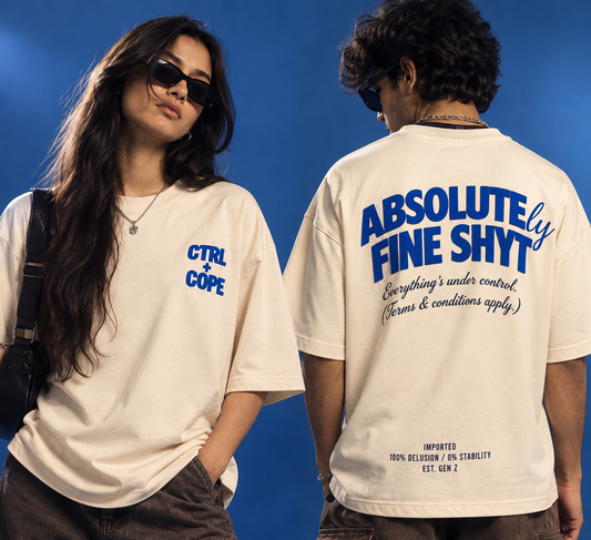 Absolutely Fine SHYT oversized T-Shirt
