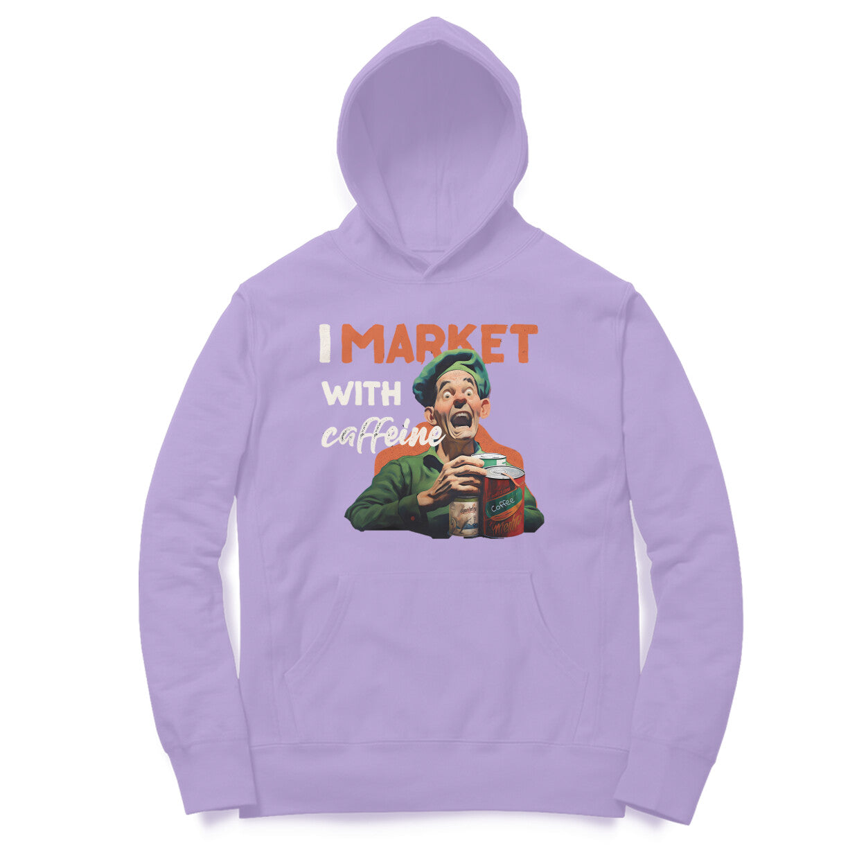 Popeye's I Market with Caffeine Hoodie for Men