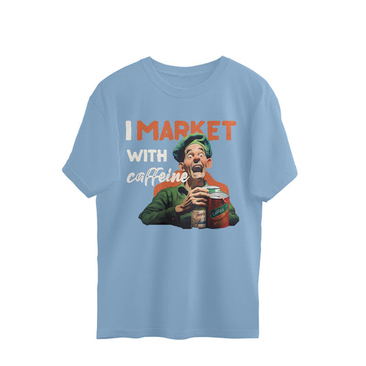 Popeye's I Market with Caffeine Street-Wear T-shirt for Men