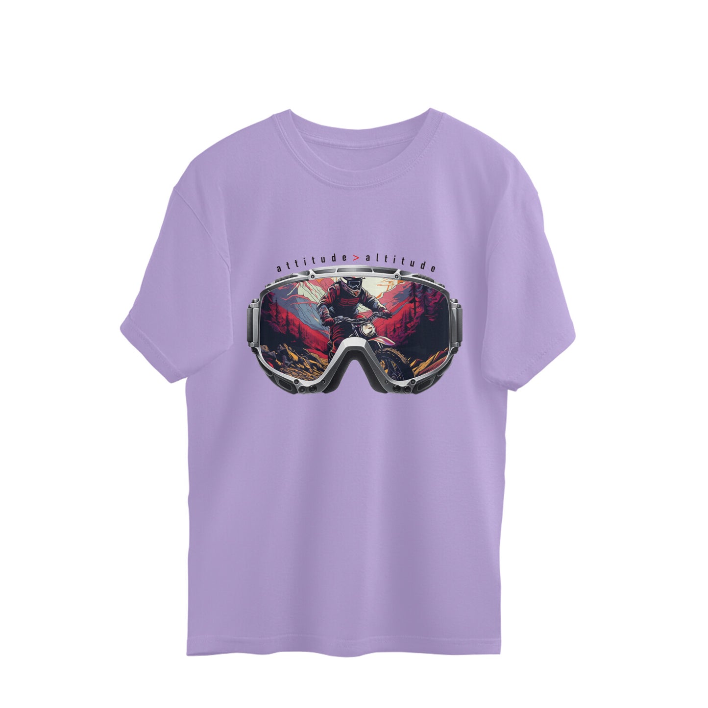Unleavables | Attitude > Altitude Oversized Unisex Tee – 100% Cotton