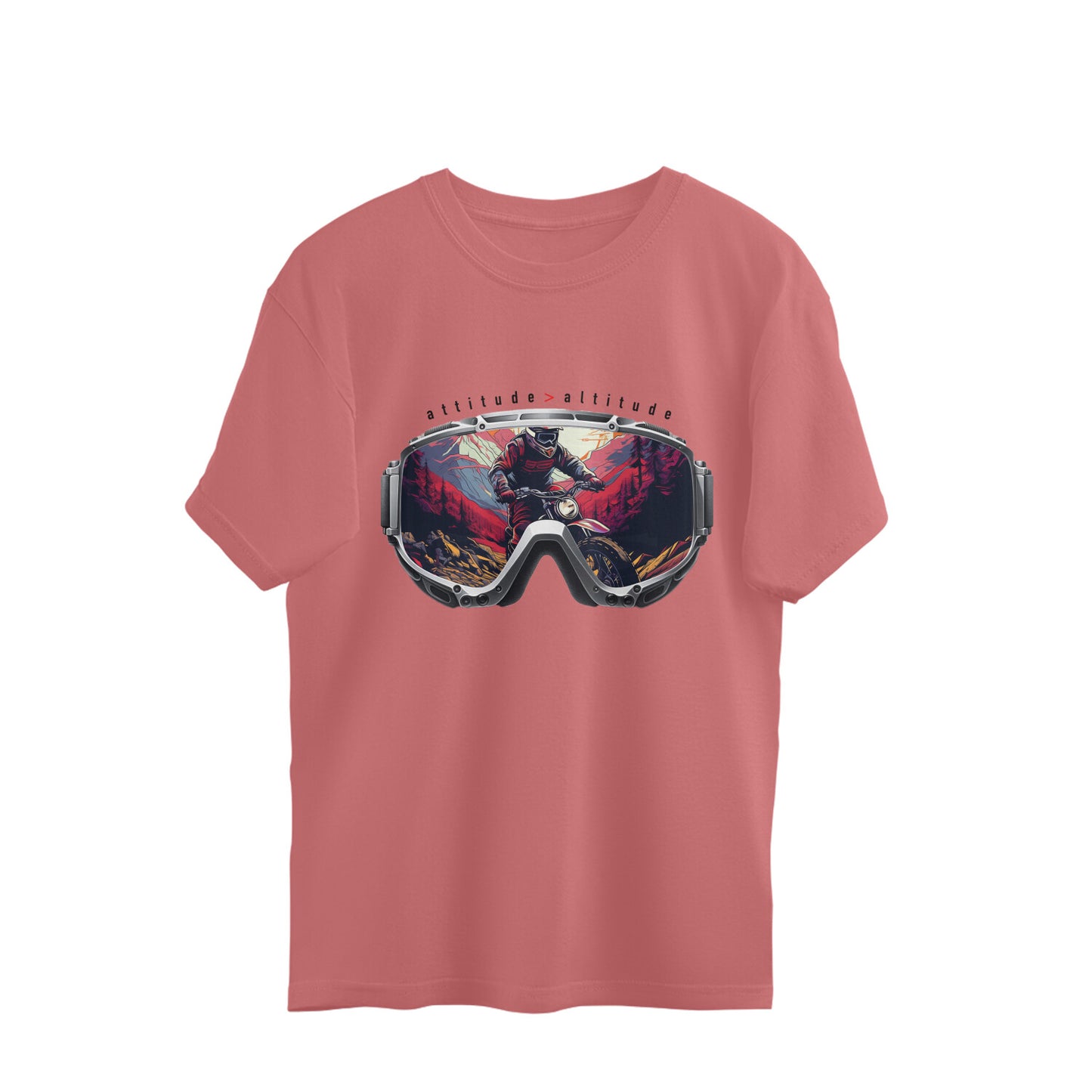 Unleavables | Attitude > Altitude Oversized Unisex Tee – 100% Cotton