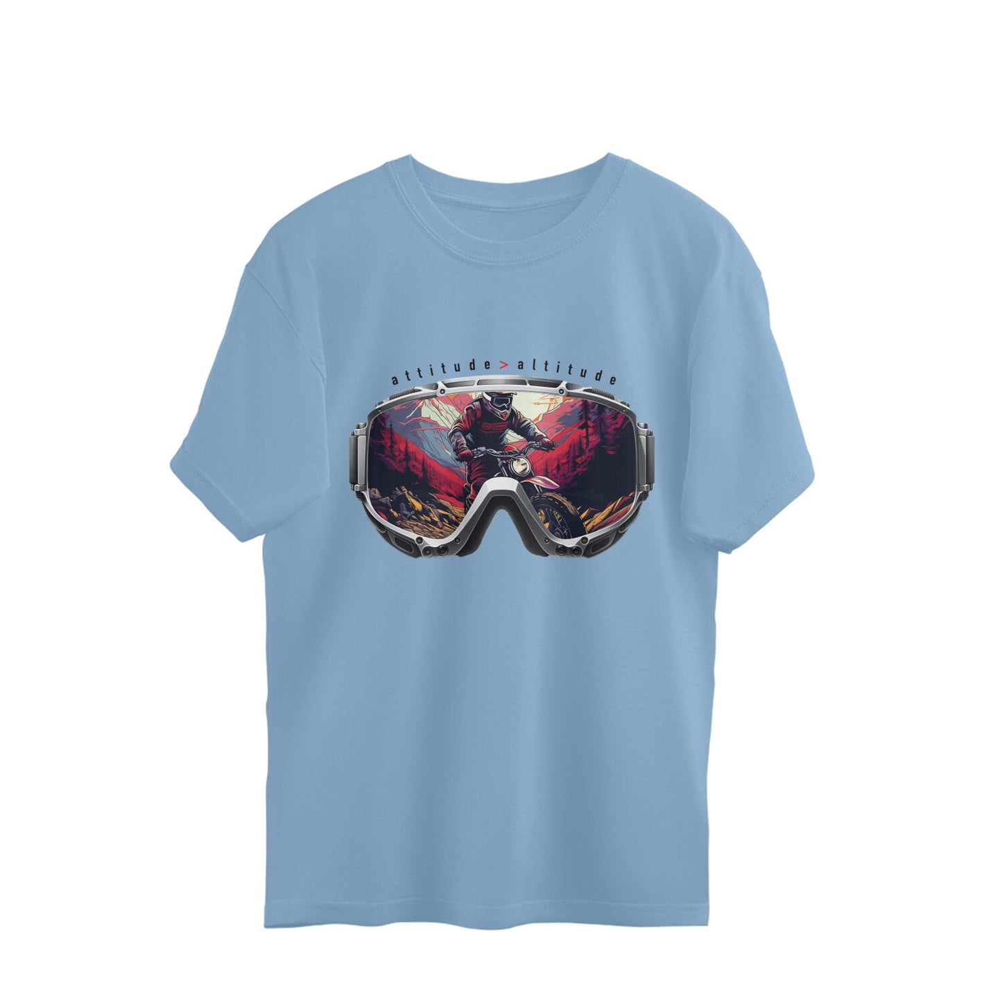 Unleavables | Attitude > Altitude Oversized Unisex Tee – 100% Cotton