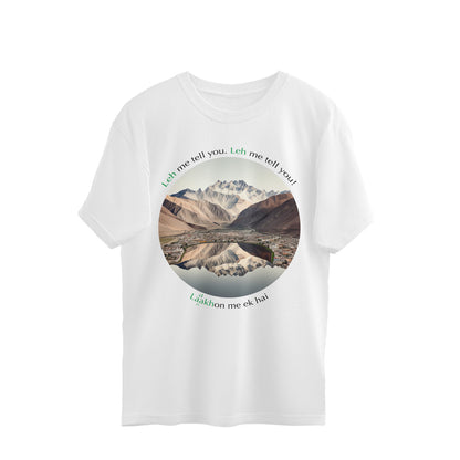 Leh-Ladakh Love Oversized Tshirt | 100% cotton | Travel enthusiasts t-shirt