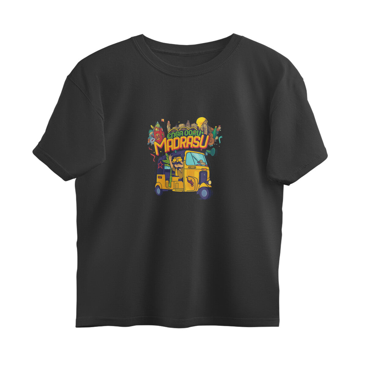 Unleavables Enga Ooru Madrasu Oversized T-Shirt | Unisex Chennai Streetwear Graphic Tee