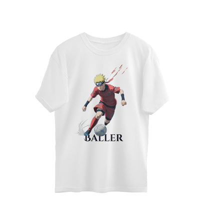 Anime Oversized T-Shirt | Naruto x Baller | Unisex