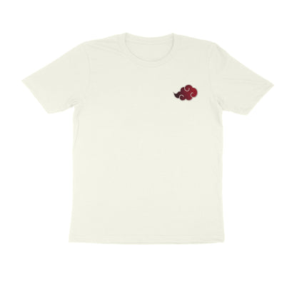Naruto Itachi Uchiha Anime T-Shirt for Men | Akatsuki Cloud & Sharingan Graphic Print | Premium Cotton Casual Wear
