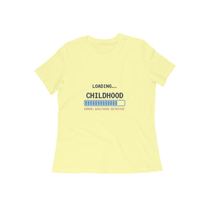 Loading Childhood – Premium Nostalgic Graphic Unisex T-Shirt Relive Your Best Days in Style