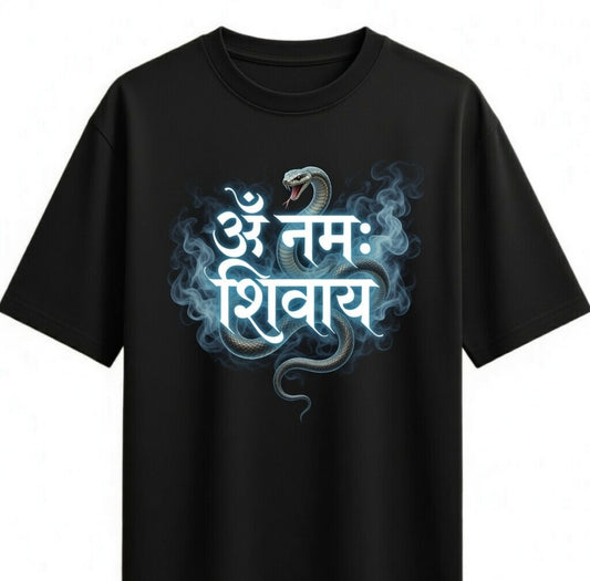 Men's Elegant Shirts with printed Lord Shiva Trident