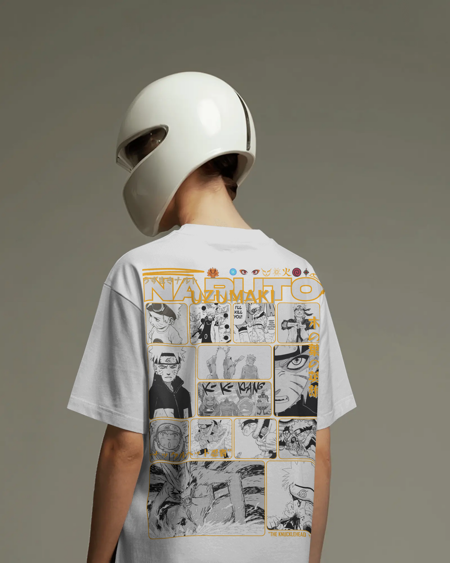Unleavables Anime Oversized T shirt | Naruto Edition