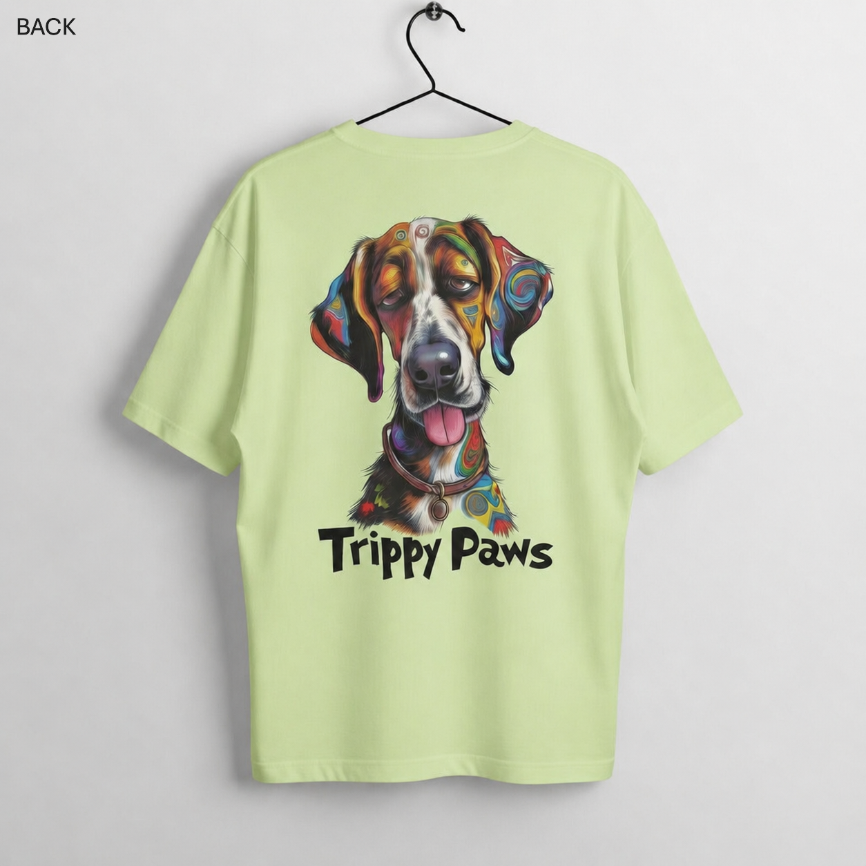 Unleavables Trippy Paws Unisex T-Shirt | Dog Lovers T-shirt | T Shirt for Men & Women